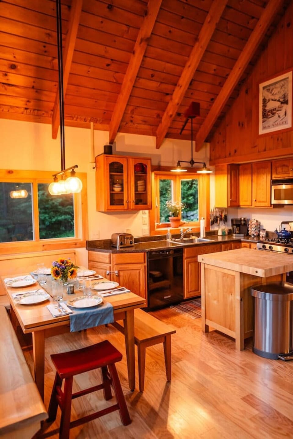 Fully equipped kitchen; prepare delicious meals.