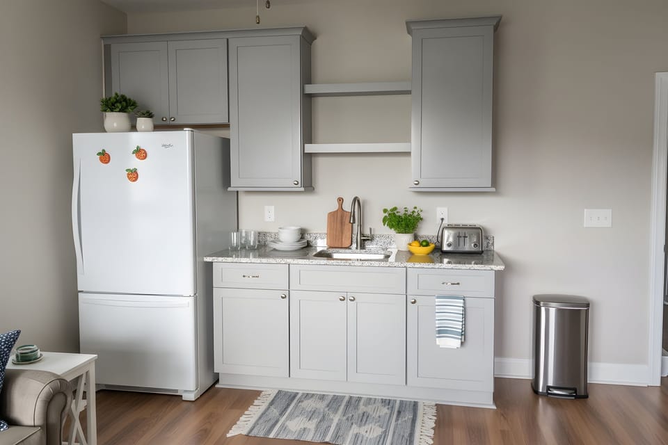 1st floor kitchenette for a quick.