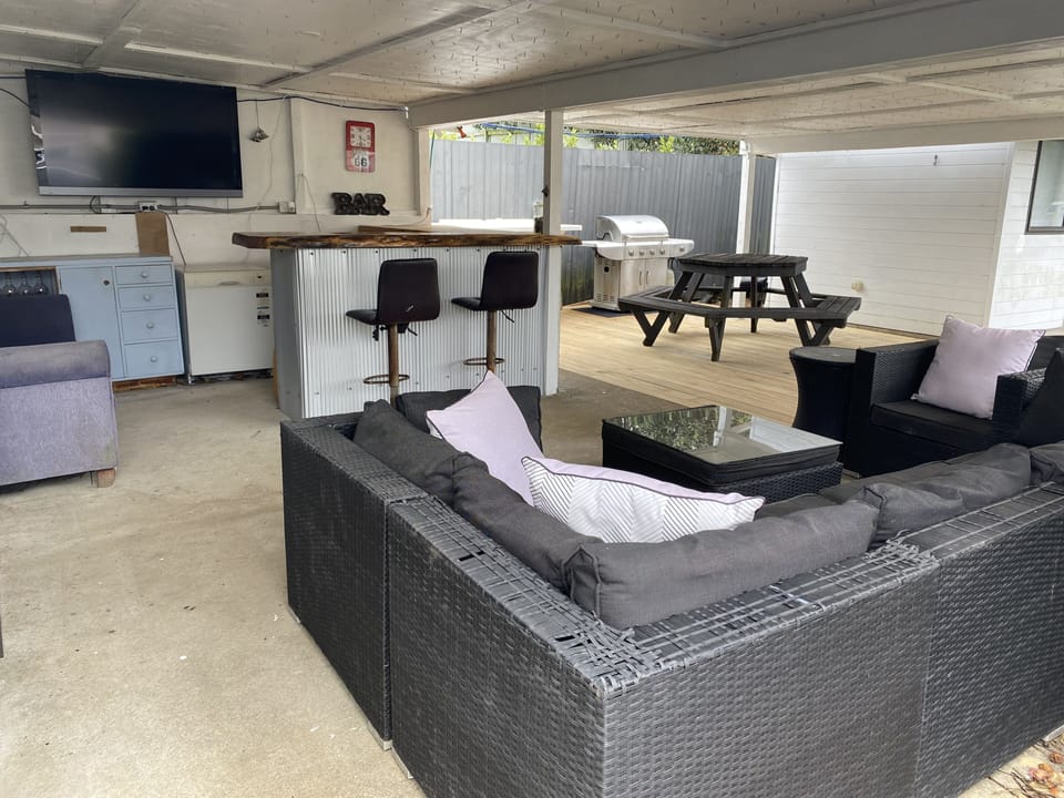 Bar and Outdoor Lounge Area