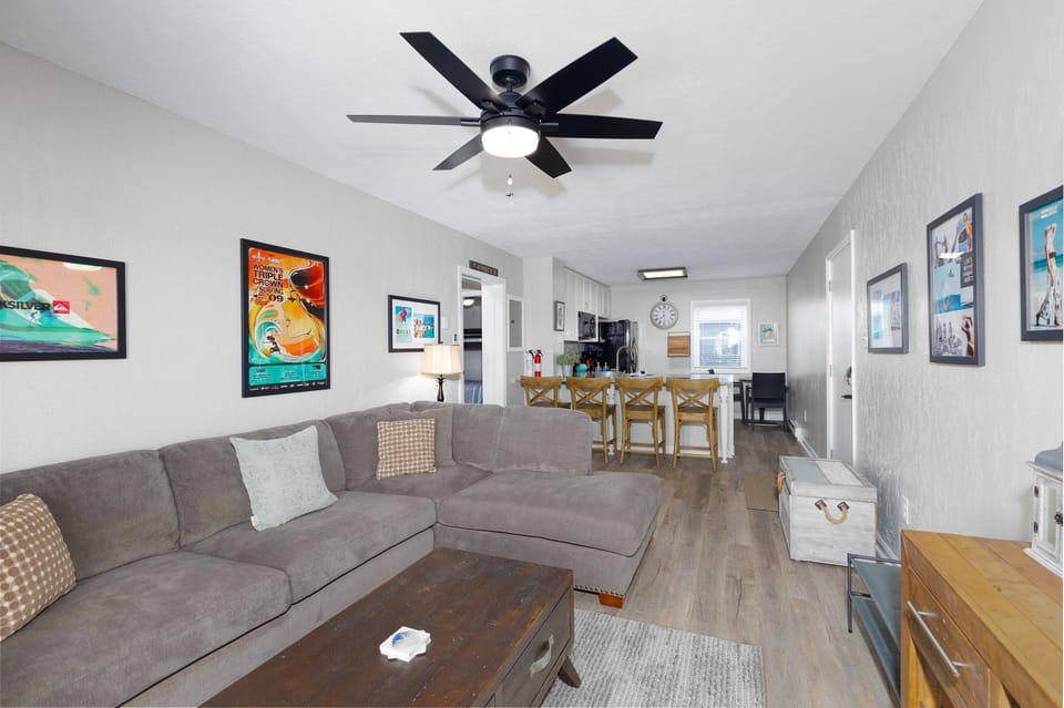 Open concept living area