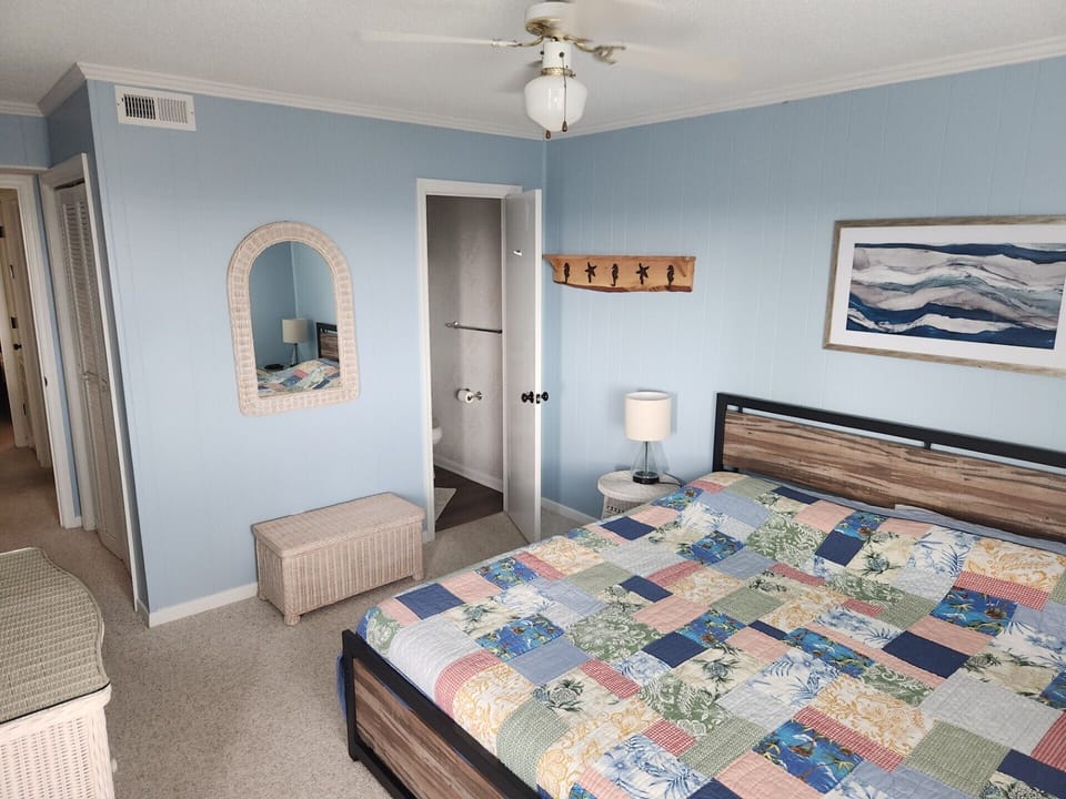 Master with king bed and private bath