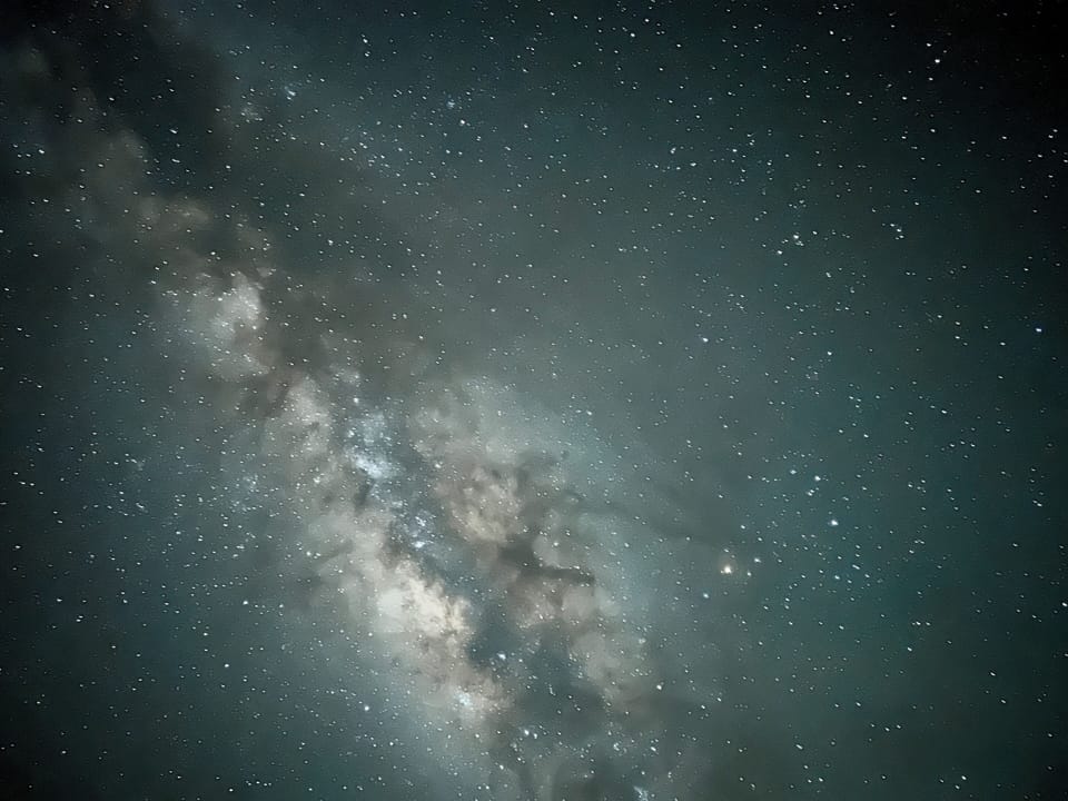 view of stars, photo taken from our lanai with an iphone