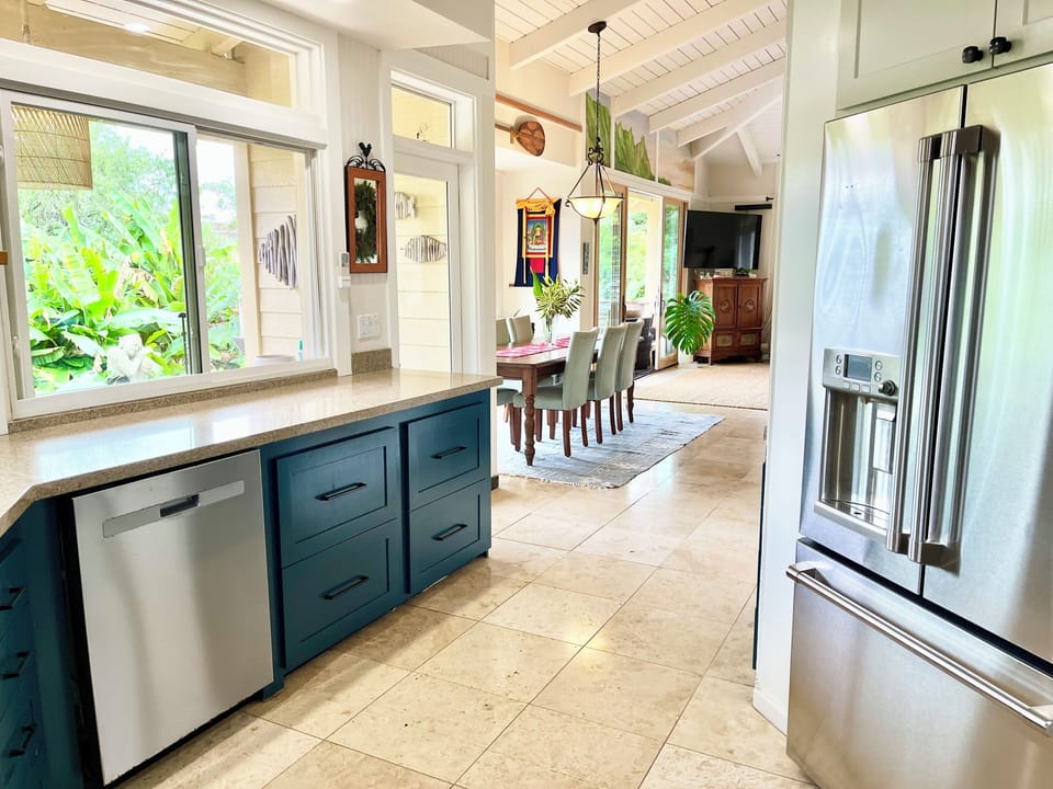 Fully equipped kitchen for making memorable meals. 
