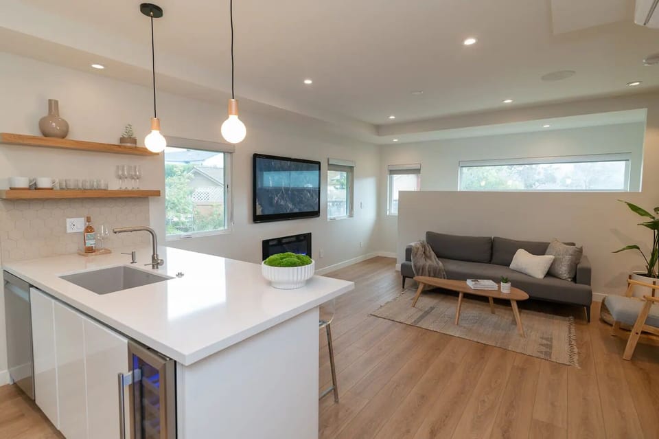 Kitchen and Living Space