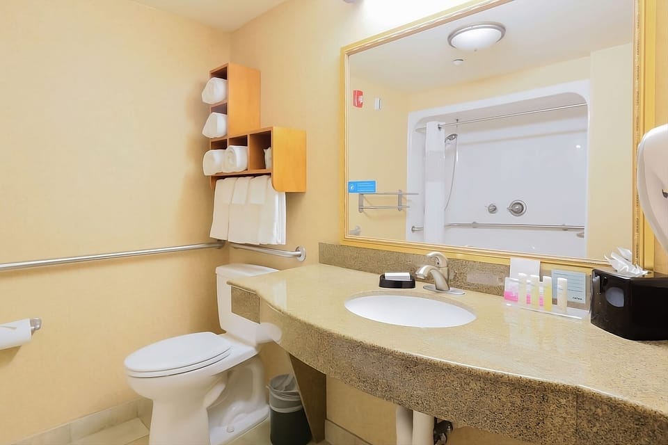 Bathroom with all essentials needed