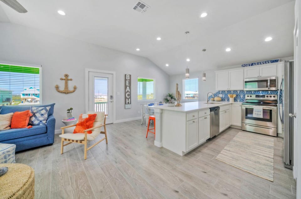 Home with a coastal touch.