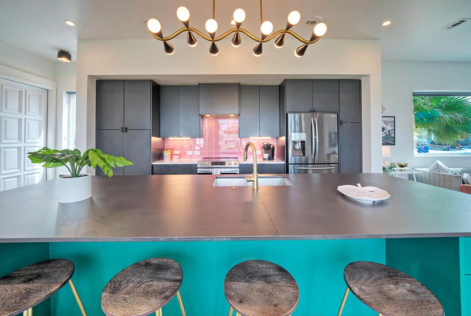 Fully-equipped kitchen.