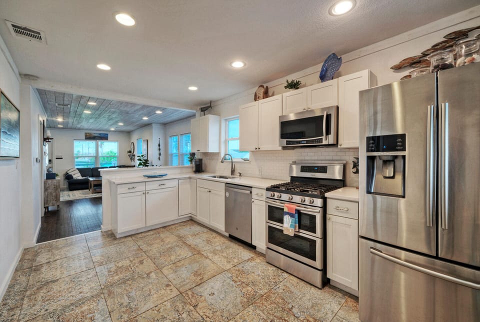 Fully-equipped kitchen.