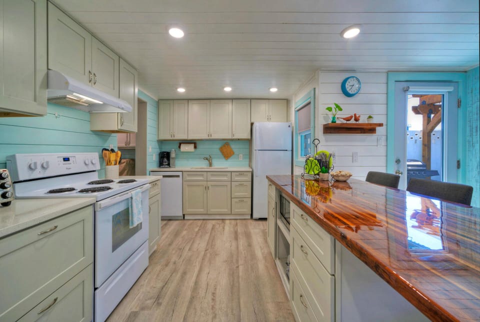 Fully-equipped kitchen.