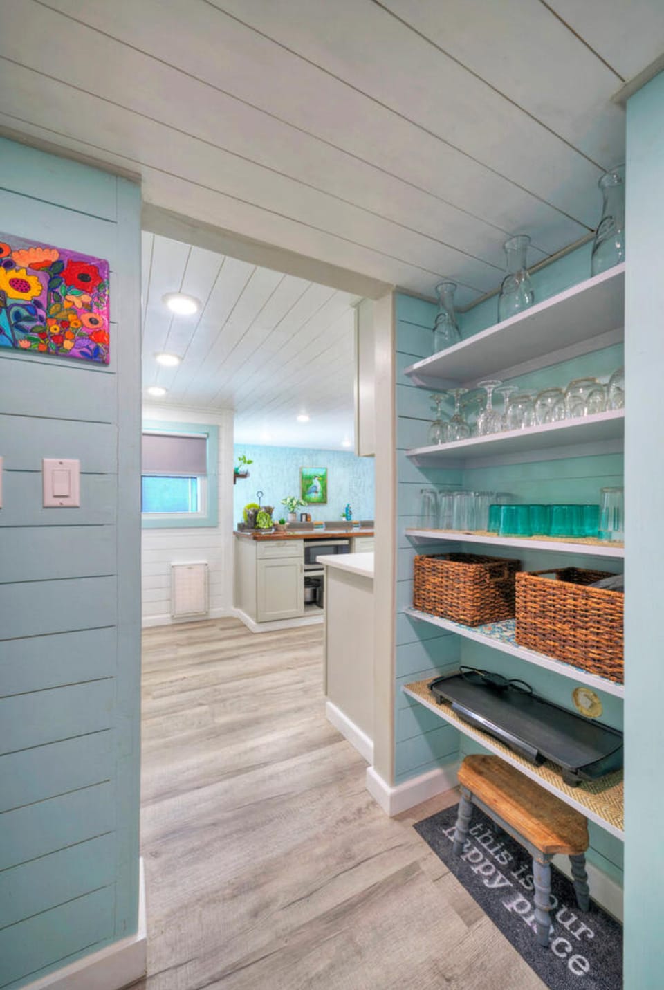 Kitchen closet.