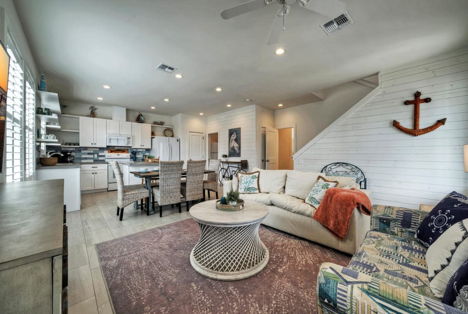 Cozy inviting living room.