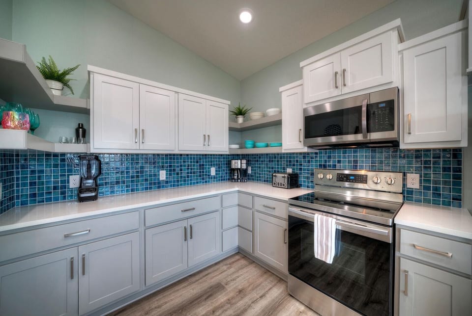 Fully-equipped kitchen.