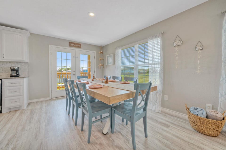 8-seater dining table.