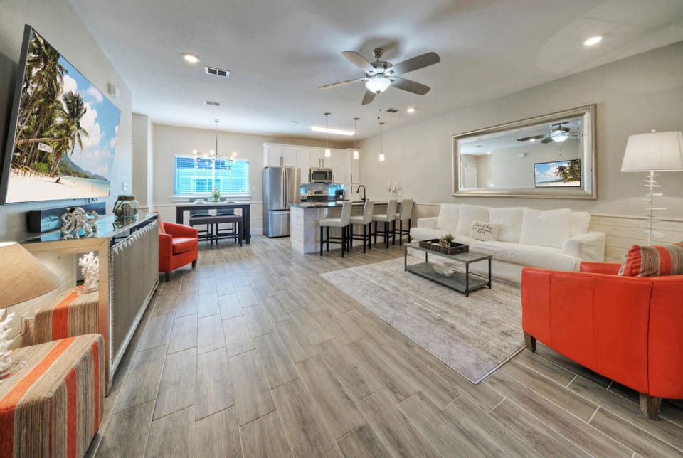 Expansive and elegant living space.
