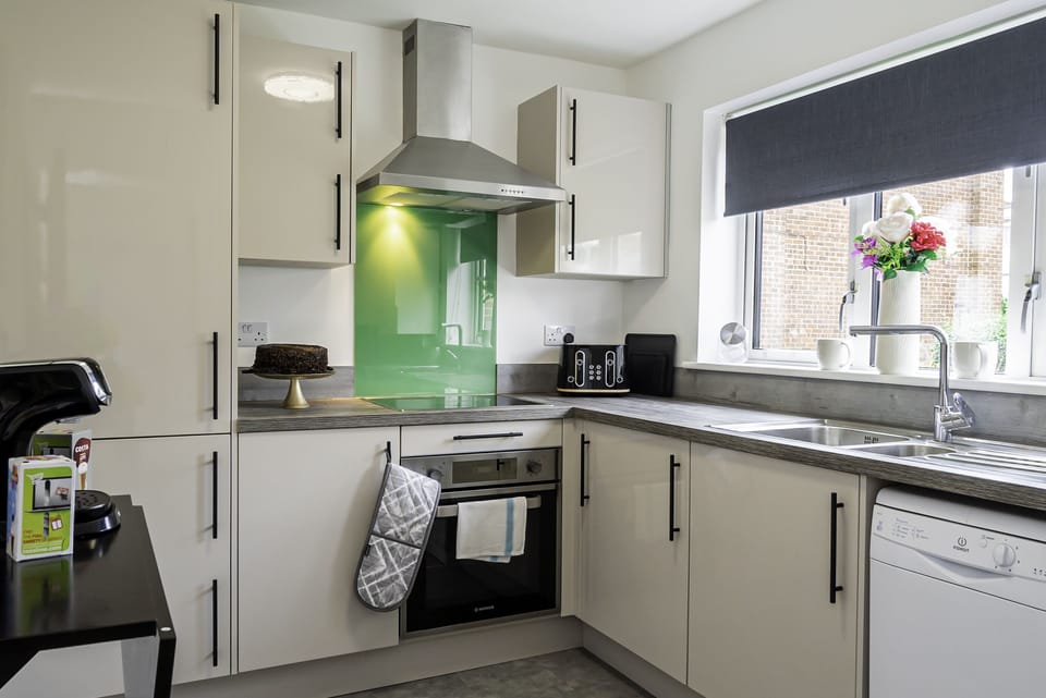 Our kitchen is  fully equipped with modern appliances