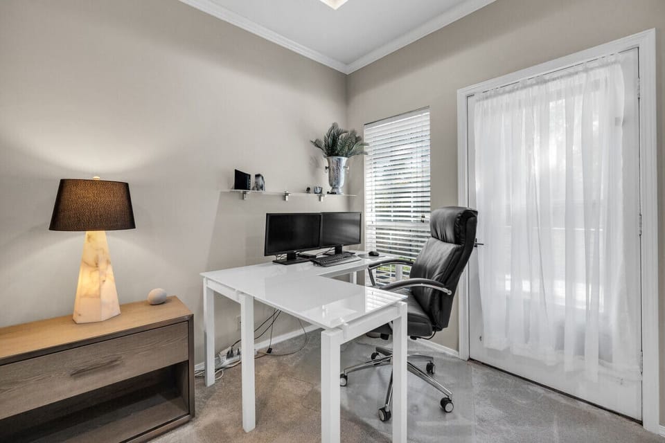 Dedicated workspace in Master Bedroom