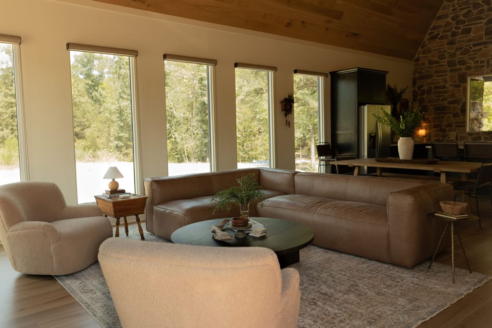 A cozy, yet refined living room.