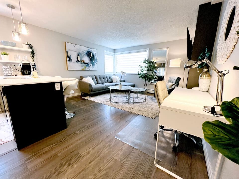 It`s open and spacious, while still remaining cozy and comfortable.
