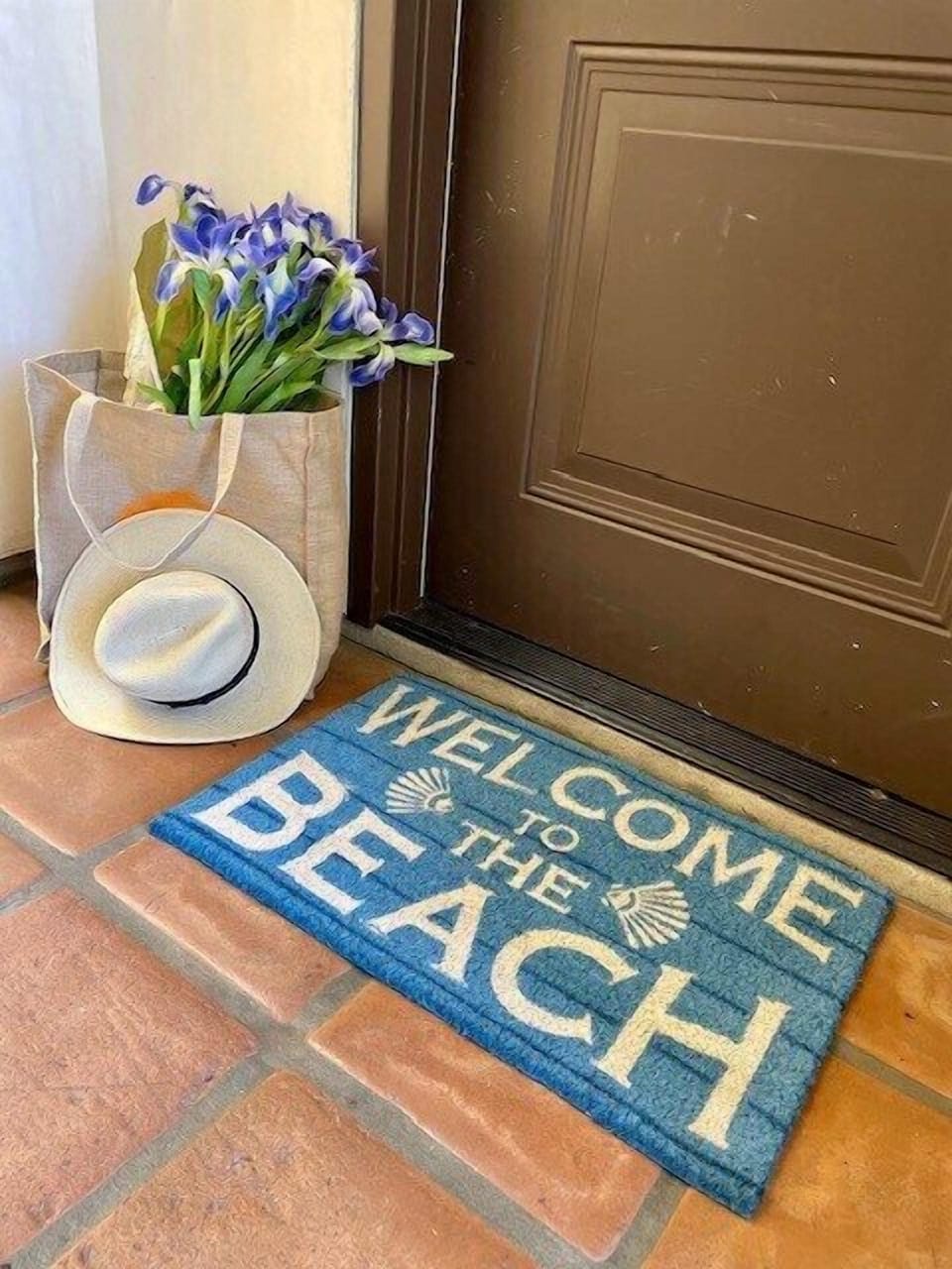 Front door welcome
