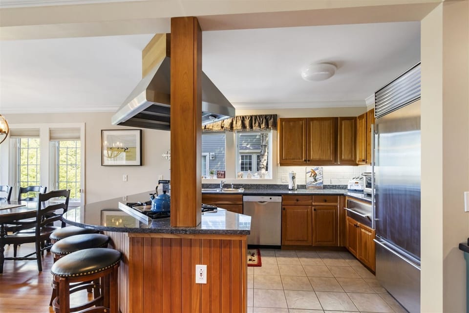 Modern kitchen with tons of space for entertaining