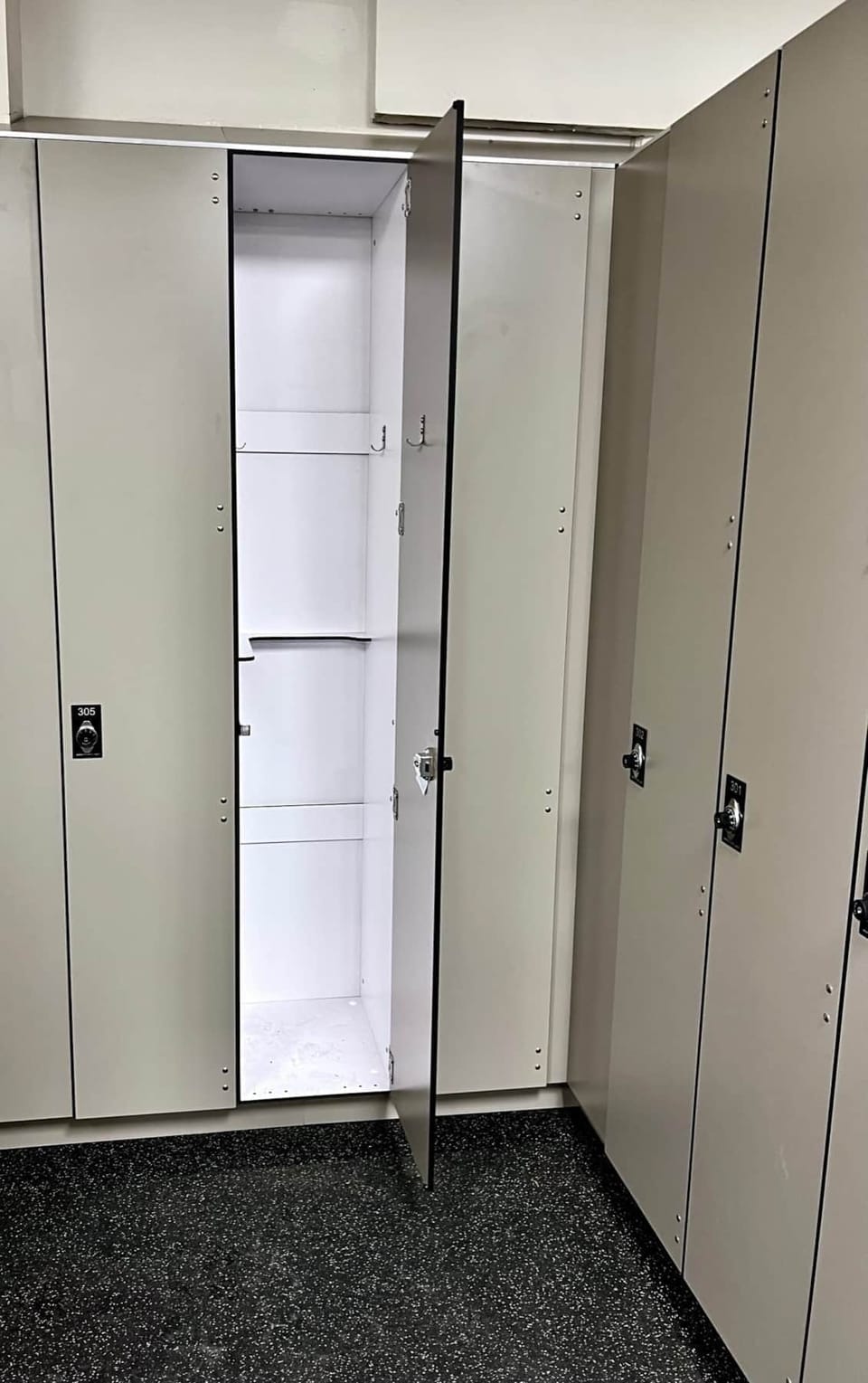 Ski Locker with built in combo lock