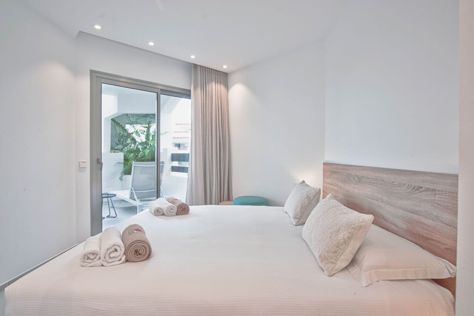 Spacious bedroom with terrace