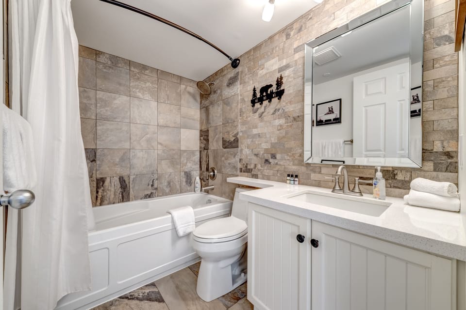 The bathroom; gotta have one. 