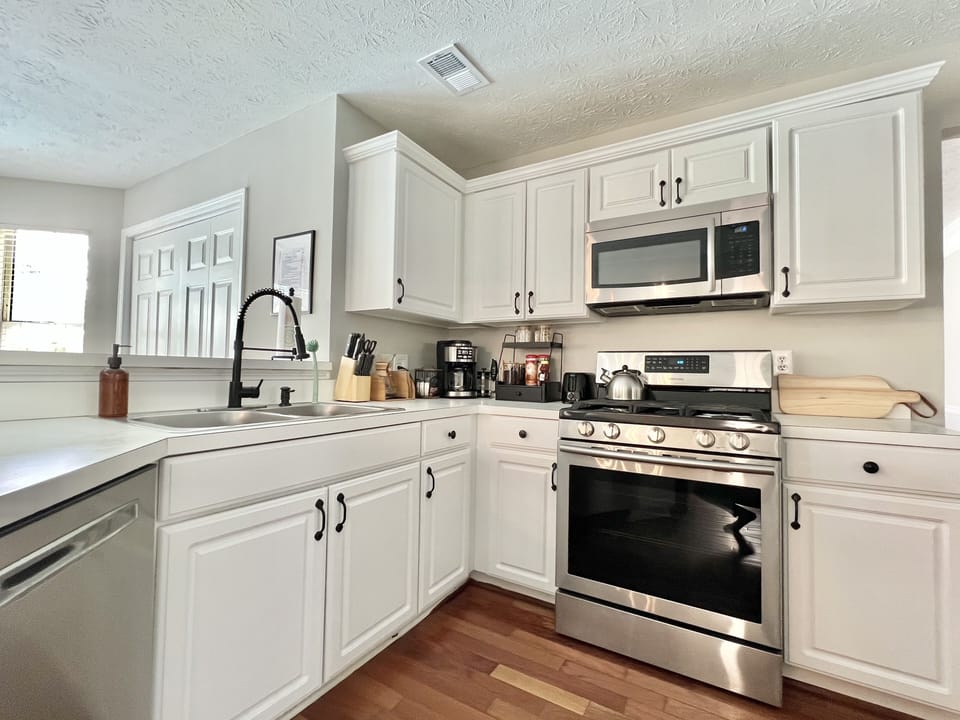 Fully equipped kitchen ready to cater to all your culinary needs.