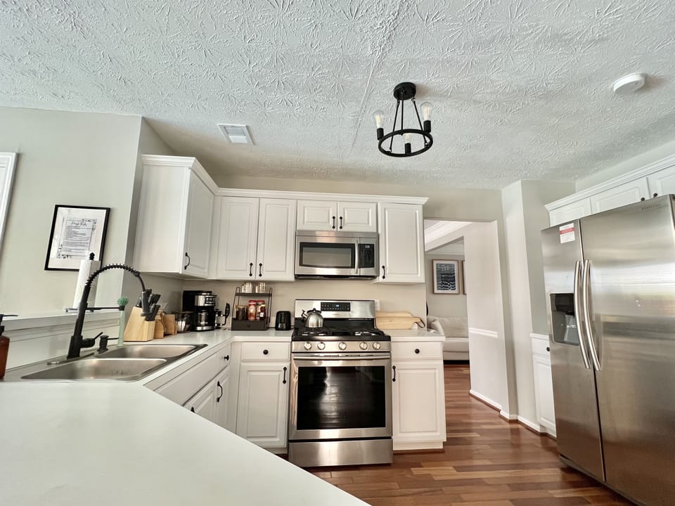 Fully equipped kitchen ready to cater to all your culinary needs.