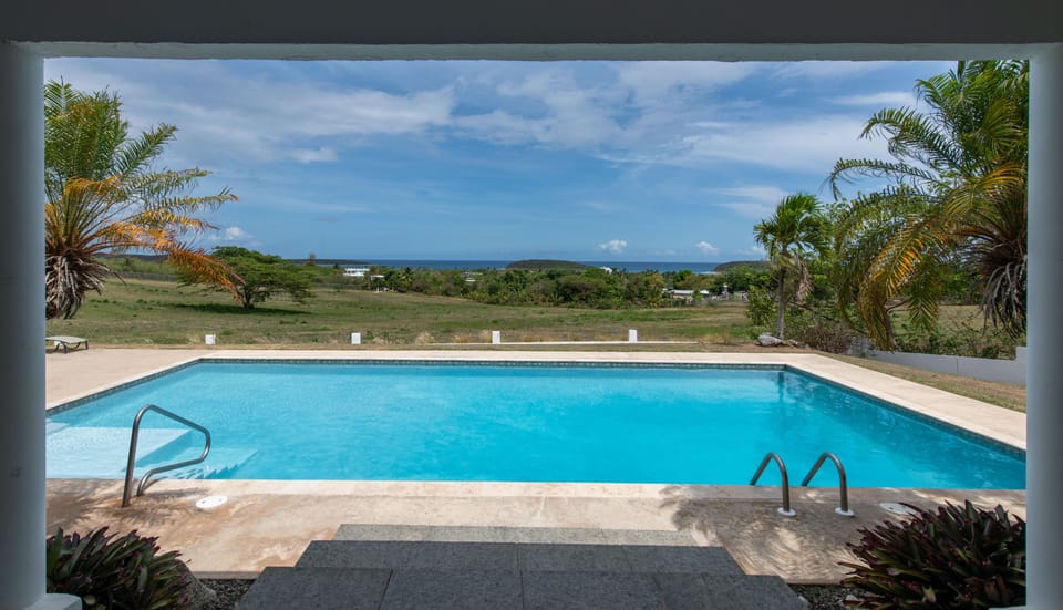 View from Pool House Veranda