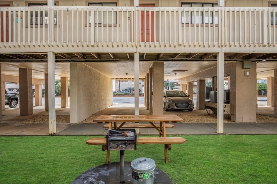 BBQ grilling area