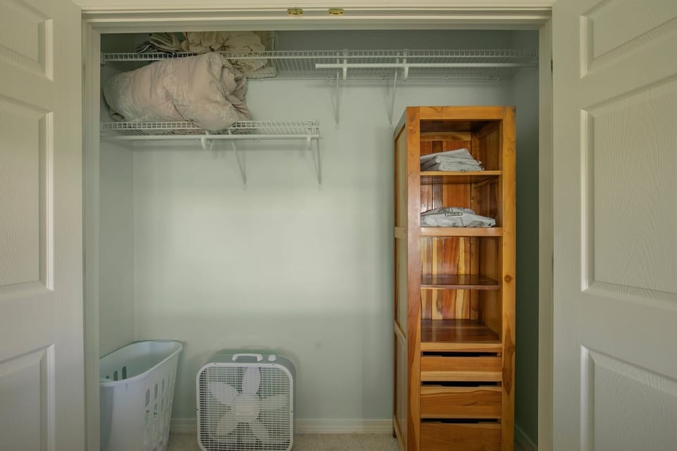 Fan in the closet