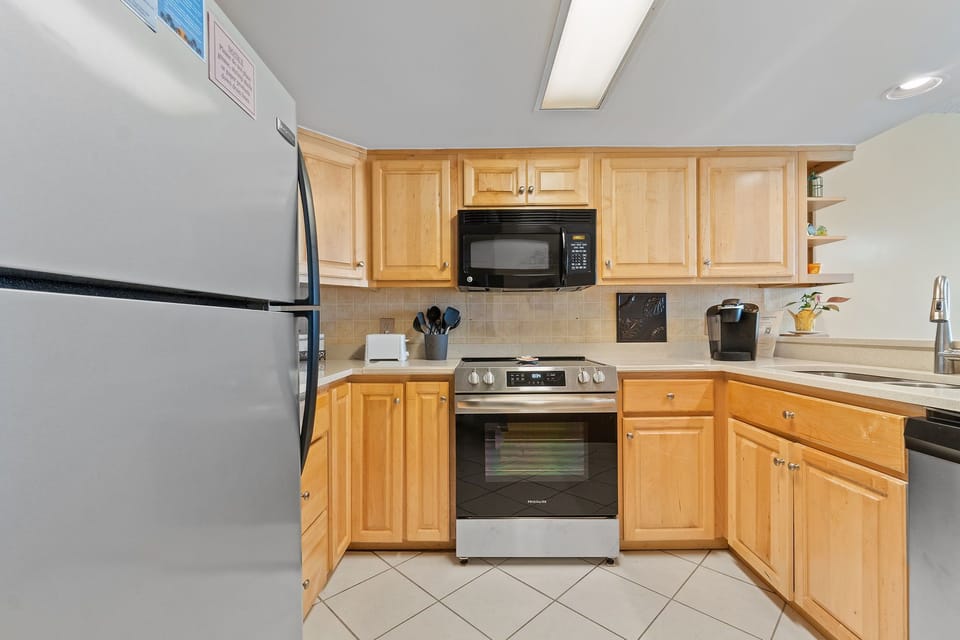 Well-equipped kitchen