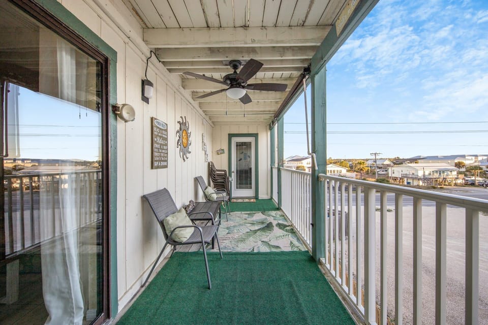 Private balcony.