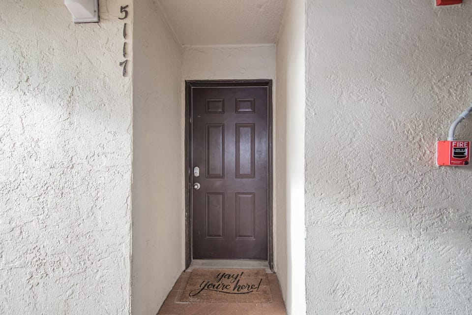 Entrance to the home