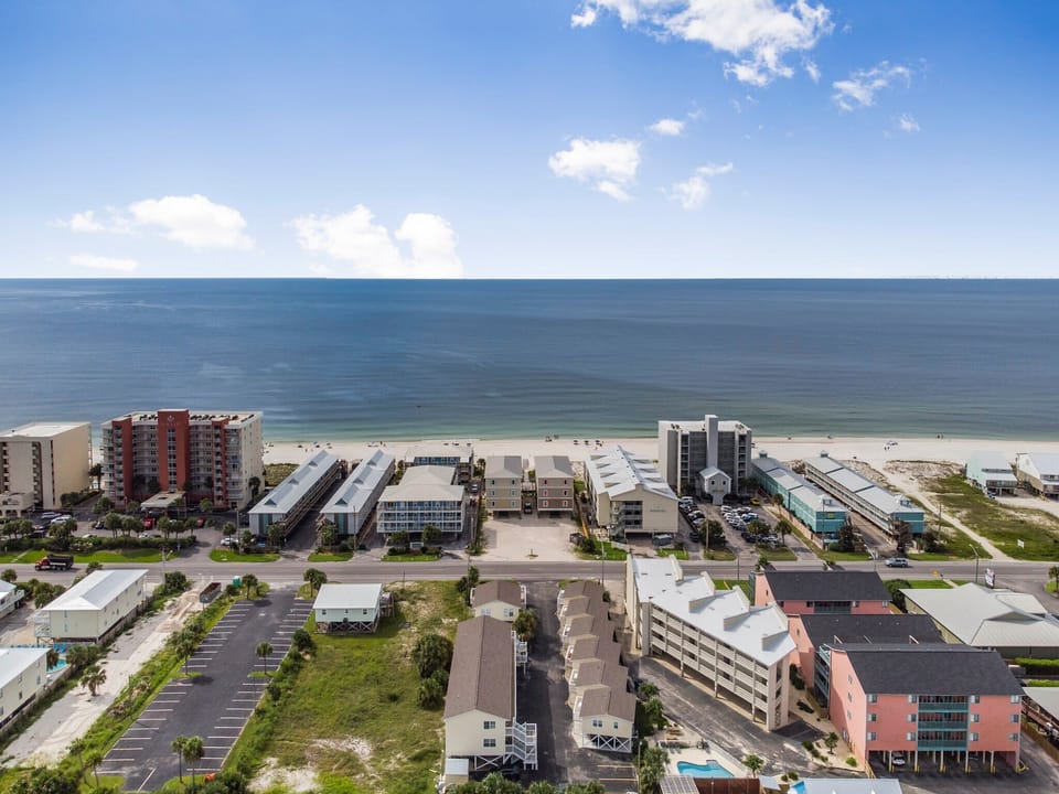Directly across the street from the beach