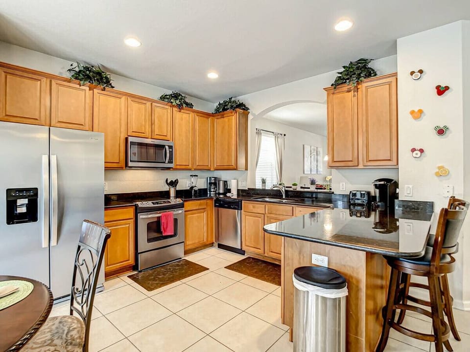 Cook, chat, and unwind in this open and airy kitchen space.