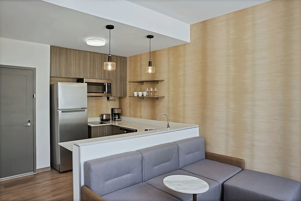 Gather at the breakfast bar for easy meals and conversations