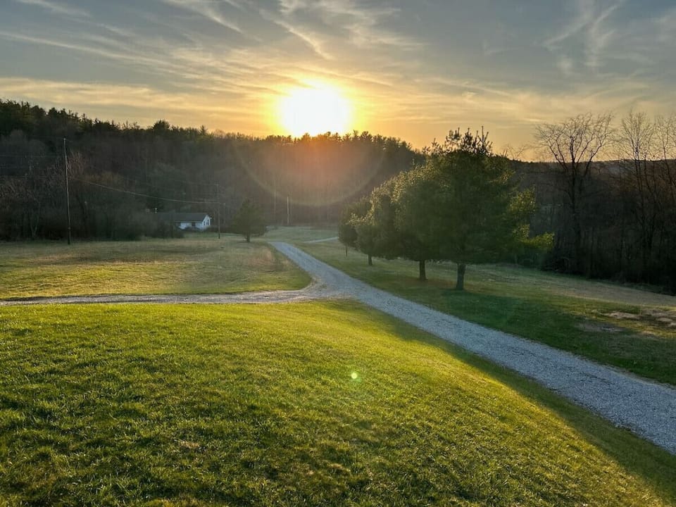 view from front porch