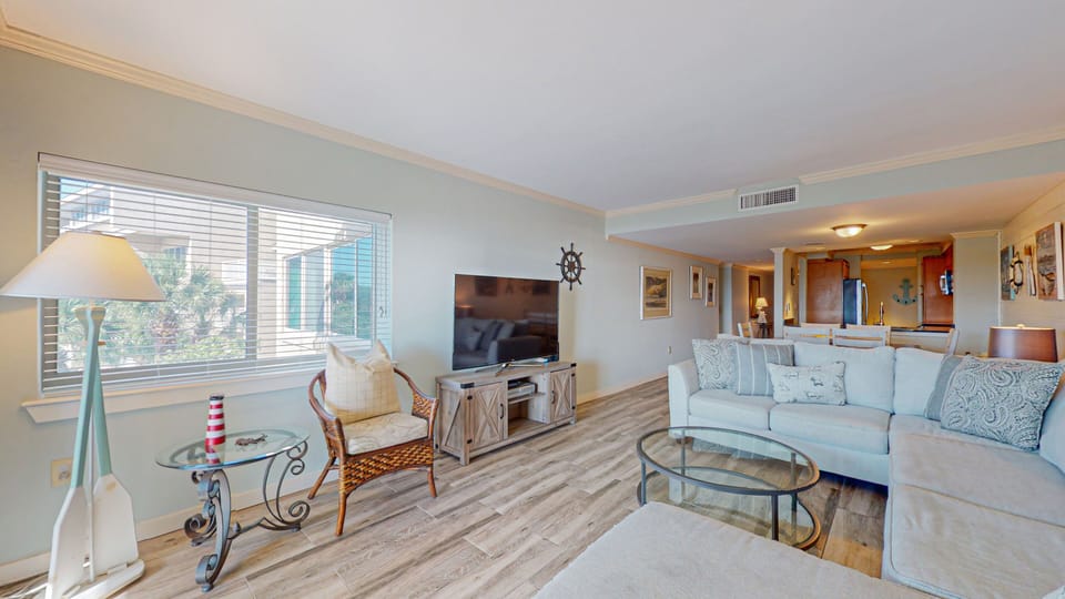 Living Room with HDTV
