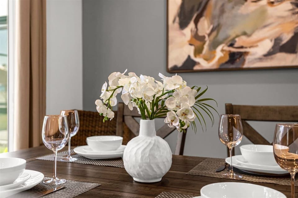 A Close-Up View Of A Table Set For Memorable Gatherings