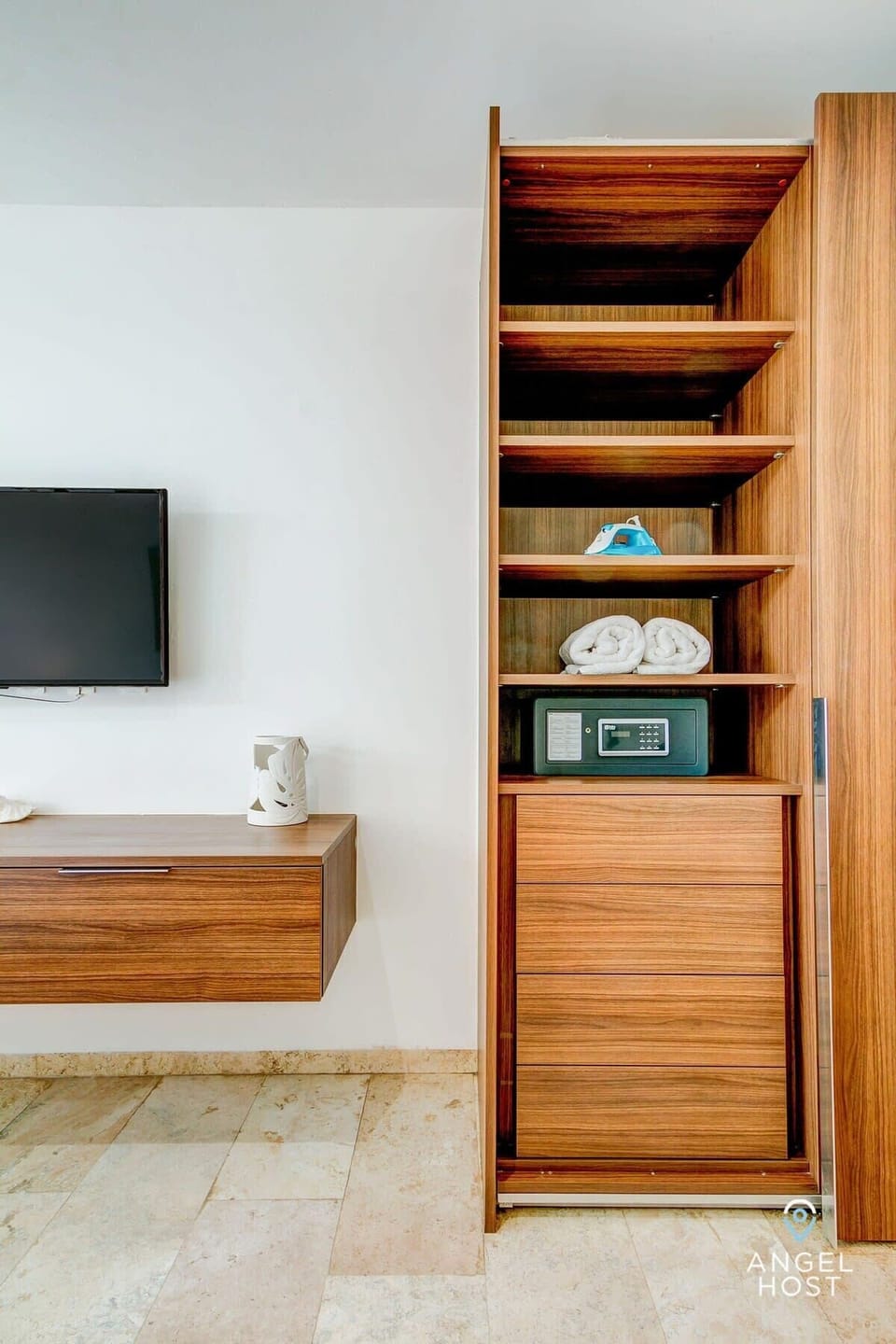 There's a safe box for your valuables