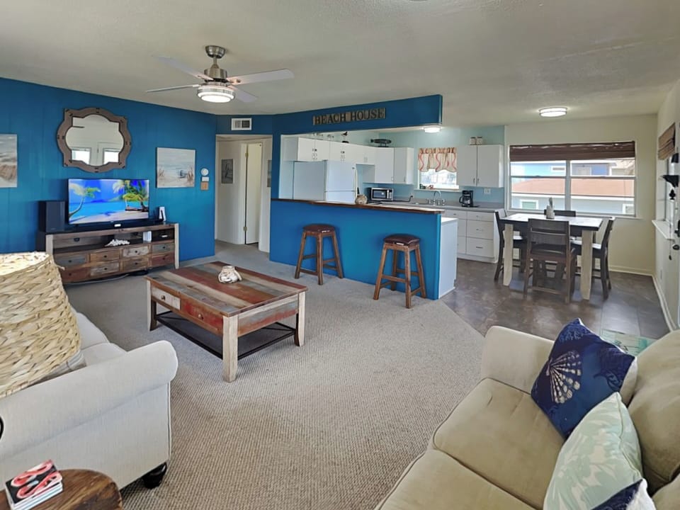 Kitchen and Living Room