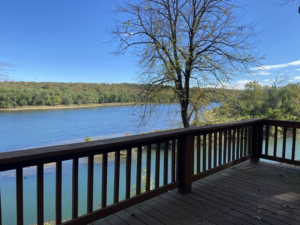 View from the second deck on cabin#1