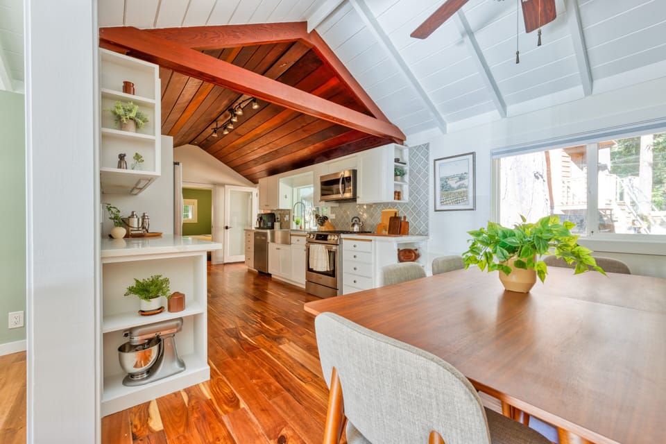 Kitchen and dining room
