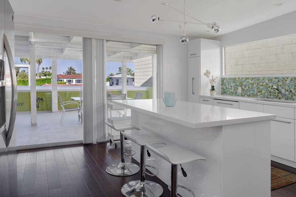 spacious modern kitchen 