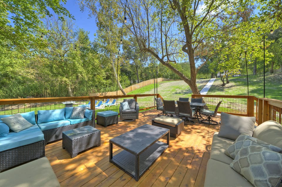 Deck looking towards the House