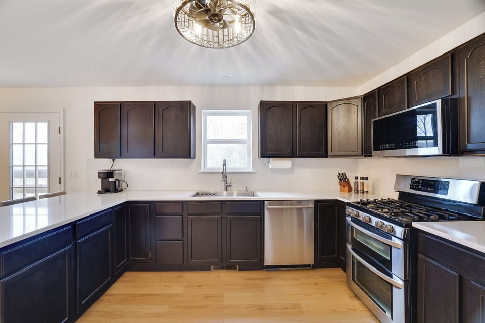 Large open kitchen
