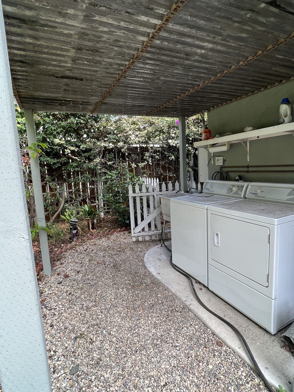 outdoor washer dryer (not shared)