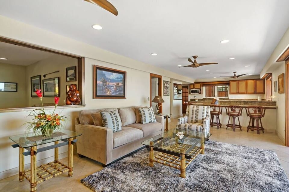 Living room. With Ocean view and a big screen tv